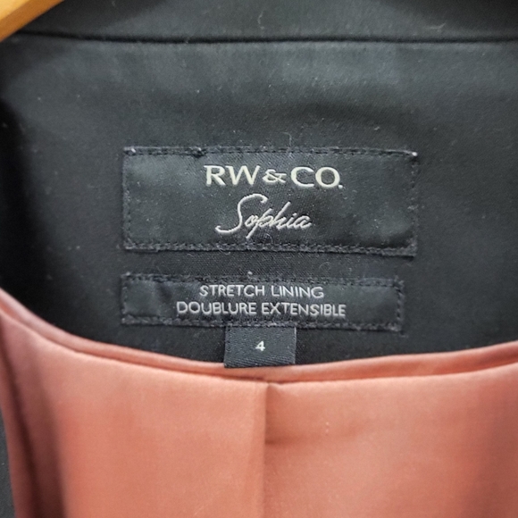 Black notch-collar blazer - Picture 3 of 3